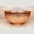 Royalstuffs Set Of 4 Embossed Leaf Design Copper Bowl (440 Ml)