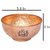 Royalstuffs Set Of 6 Embossed Leaf Design Copper Bowl (440 Ml) Each