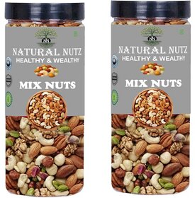 Natural Nutz Almonds/Amla/Brazil Nuts/Black Currant/Cashews/Raisins/Blackberry/Cranberries 500g