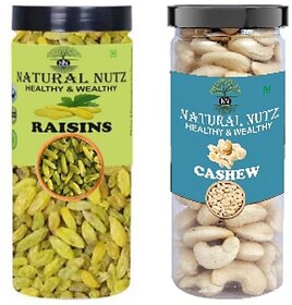 Natural Nutz Cashews/Raisins 400g
