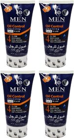 YC Men Oil Control Cleansing Face Wash - 100ml (Pack Of 4)