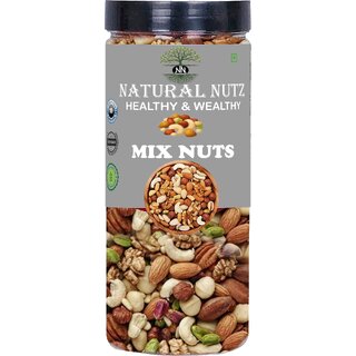 Natural Nutz Almonds/Amla/Brazil Nuts/Black Currant/Cashews/Raisins/Blackberry/Cranberries 250g