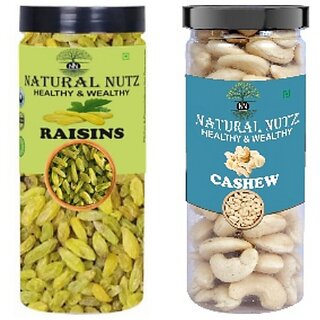                       Natural Nutz Cashews/Raisins 400g                                              