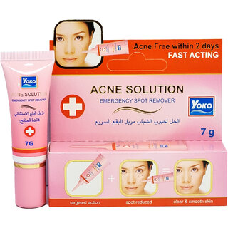 Yoko Acne Solution Emergency Spot Remover Cream - 7g Yoko Acne Solution Emergency Spot Remover Cream - 7g