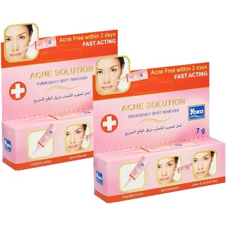 Yoko Acne Solution Emergency Spot Remover - Pack Of 2 (7g) Yoko Acne Solution Emergency Spot Remover - Pack Of 2 (7g)