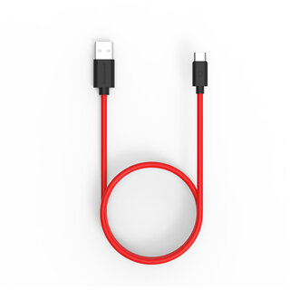 Twance T24R Tpe Type C To Usb Fast Charging And Data Sync Cable, Red Color, 2 Meter