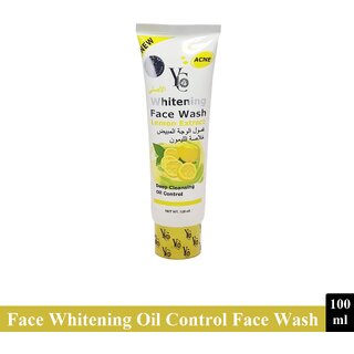                       YC Whitening Lemon Face Wash - Pack Of 1 (100ml)                                              