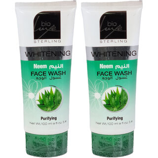                       Bio Luxe Purifying Whitening Face Wash - Pack of 2 (100ml)                                              