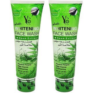                       YC Whitening Neem Extract Face Wash - 100ml (Pack Of 2)                                              