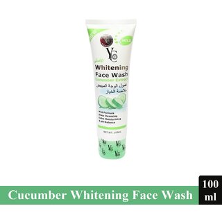                       Cucumber Extract Deep Cleansing Moisturizing YC FaceWash - 100ml                                              