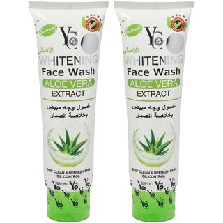                       YC Whitening Aloe Vera Extract Face Wash - 100ml (Pack Of 2)                                              