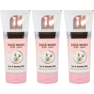                       Bio Luxe Fair & Glowing Skin Whitening Face Wash - Pack of 3 (100ml)                                              