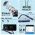 iCruze Tune Wireless Neckband up to 12 H Playtime  13mm driver Bluetooth Headset(Blue, True Wireless)
