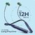 iCruze Tune Wireless Neckband up to 12 H Playtime  13mm driver Bluetooth Headset(Blue, True Wireless)