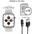 iCruze Pronto Crysta 1.92 HD Display BT Calling, voice assistant  Track Health Smartwatch  (White Strap, free)