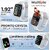 iCruze Pronto Crysta 1.92 HD Display BT Calling, voice assistant  Track Health Smartwatch  (White Strap, free)