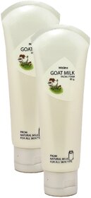 Mistine Natural Goat Milk Facial Foam - Pack Of 2 (85g)