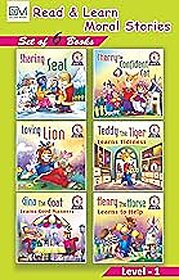 Read and Learn Moral Stories Level - 1 ( Set of 6 Books ) (English)