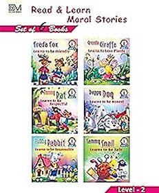 Read and Learn Moral Stories Level - 2 ( Set of 6 Books ) (English)