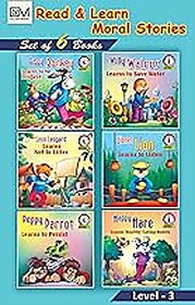 Read and Learn Moral Stories Level - 3 ( Set of 6 Books ) (English)
