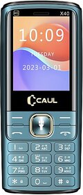 Caul X40 (Dual Sim 2.4 Inch Display, 2750Mah Battery, Blue)