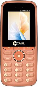 Caul C10 Prime (Dual Sim 1.77 Inch Display, 1000Mah Battery, Orange)