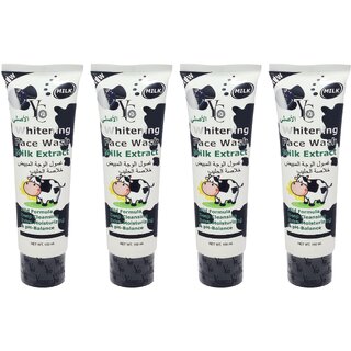 YC Whitening Milk Extract Face Wash - 100ml (Pack Of 4) YC Whitening Milk Extract Face Wash - 100ml (Pack Of 4)