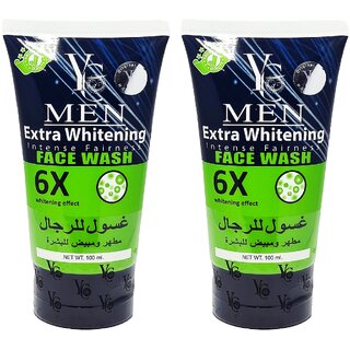 YC Men Extra Whitening Face Wash - 100ml (Pack Of 2) YC Men Extra Whitening Face Wash - 100ml (Pack Of 2)