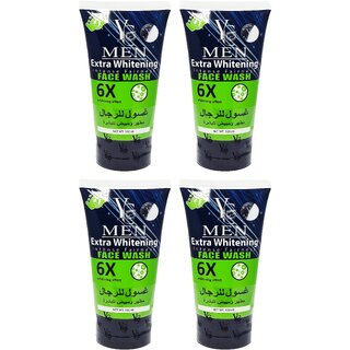                       YC Men Extra Whitening Face Wash - 100ml (Pack Of 4)                                              