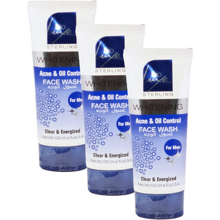                       Bio Luxe Whitening Acne & Oil Control Face Wash - 100ml (Pack Of 3)                                              