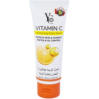                       YC Vitamin C Face Whitening For All Skin Face Wash - Pack Of 1 (100ml)                                              