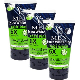 YC Extra Whitening Men Face Wash - Pack Of 3 (100ml) YC Extra Whitening Men Face Wash - Pack Of 3 (100ml)