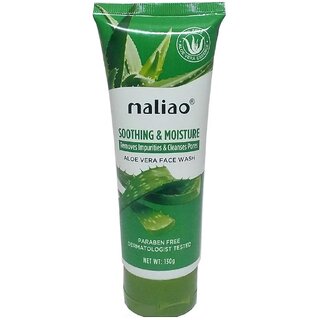                       Maliao Soothing & Moisture Aloe Vera Cleanses Face Wash - 130g                                              