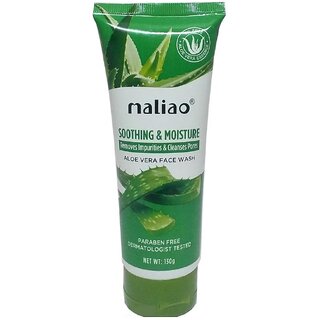 Maliao Soothing & Moisture Aloe Vera Cleanses Face Wash - 130g Maliao Soothing & Moisture Aloe Vera Cleanses Face Wash - 130g