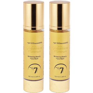 Mistline GlutathnePlatinum Whitening Face Wash - 100ml (Pack Of 2) Mistline GlutathnePlatinum Whitening Face Wash - 100ml (Pack Of 2)