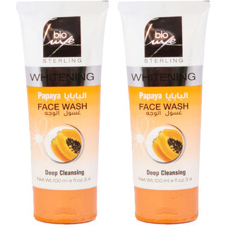                       Bio Luxe Deep Cleansing Whitening Face Wash - Pack of 2 (100ml)                                              