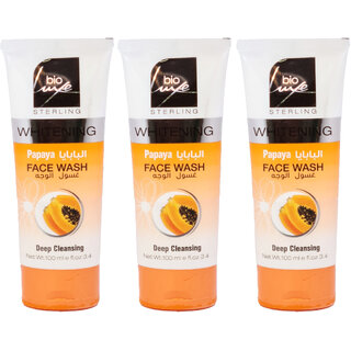                       Bio Luxe Deep Cleansing Whitening Face Wash - Pack of 3 (100ml)                                              
