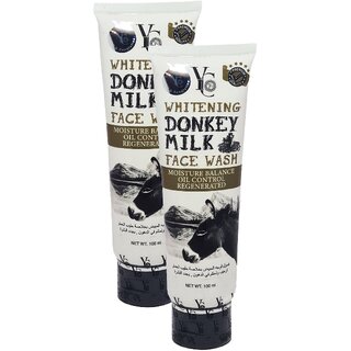 YC Donkey Milk Whitening Face Wash - Pack Of 2 (100ml) YC Donkey Milk Whitening Face Wash - Pack Of 2 (100ml)