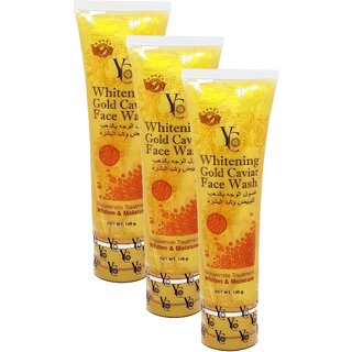 YC Gold Caviar Whitening Face Wash - Pack Of 3 (100g) YC Gold Caviar Whitening Face Wash - Pack Of 3 (100g)