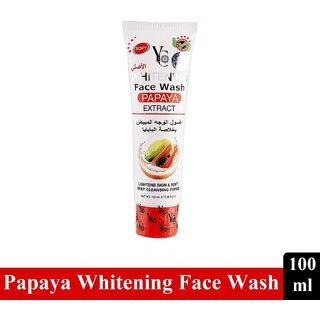 YC Papaya Extract Whitening Face Wash - Pack Of 1 (100ml) YC Papaya Extract Whitening Face Wash - Pack Of 1 (100ml)