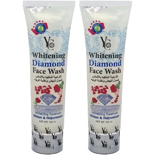 YC Whitening Diamond Face Wash - 100ml (Pack Of 2) YC Whitening Diamond Face Wash - 100ml (Pack Of 2)
