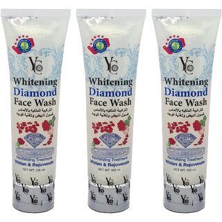 YC Whitening Diamond Face Wash - 100ml (Pack Of 3) YC Whitening Diamond Face Wash - 100ml (Pack Of 3)