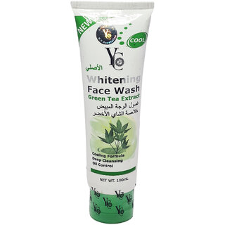                       YC Whitening Green Tea Extract Face Wash - 100ml                                              