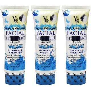 YC Facial Fit Expert Acne & Oil Control Face Wash - 100ml (Pack Of 3) YC Facial Fit Expert Acne & Oil Control Face Wash - 100ml (Pack Of 3)
