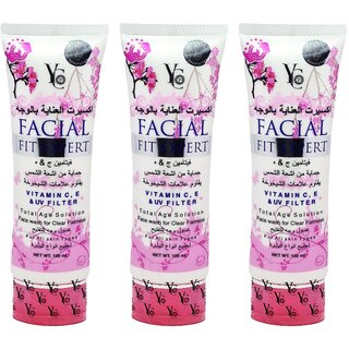                       YC Facial Fit Expert Total Age Solution Face Wash - 100ml (Pack Of 3)                                              