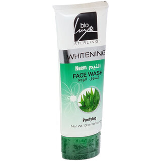                       Bio Luxe Sterling Whitening Neem Purifying Face Wash - 100ml                                              