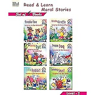 Read and Learn Moral Stories Level - 2 ( Set of 6 Books ) (English)
