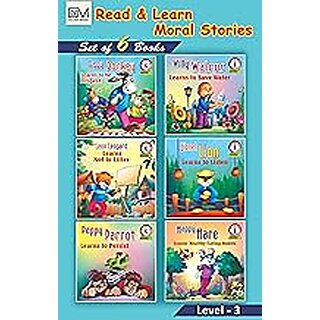 Read and Learn Moral Stories Level - 3 ( Set of 6 Books ) (English)