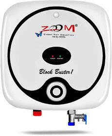 Zoom 15 L Storage Water Geyser Blockbuster Water Geyser Heater S1 Gyser White