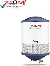 Zoom 10 L Storage Water Geyser Crazy 10 Liter White